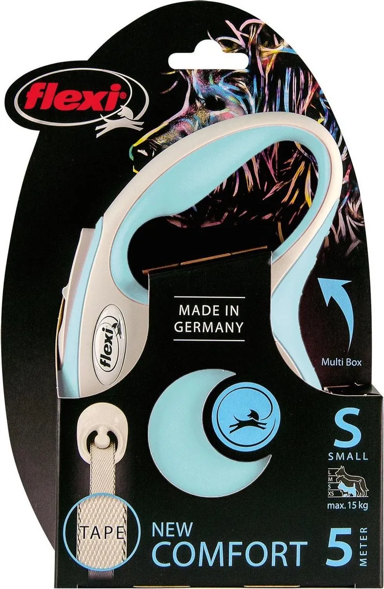 Flexi New Comfort Lint S - 5m Lichtblauw - afbeelding 6 van 6