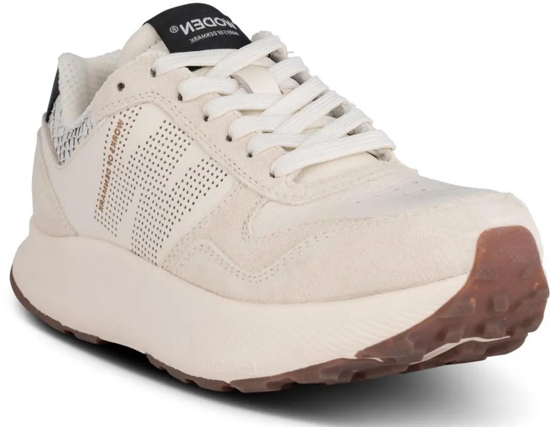 Woden Mathilde Runner Leather Sneakers - Blanc de Blanc - afbeelding 6 van 6