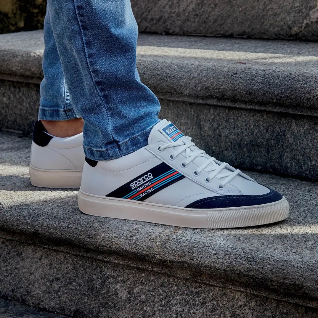 Sparco S-Time Martini Racing Sneakers - Wit - afbeelding 6 van 6