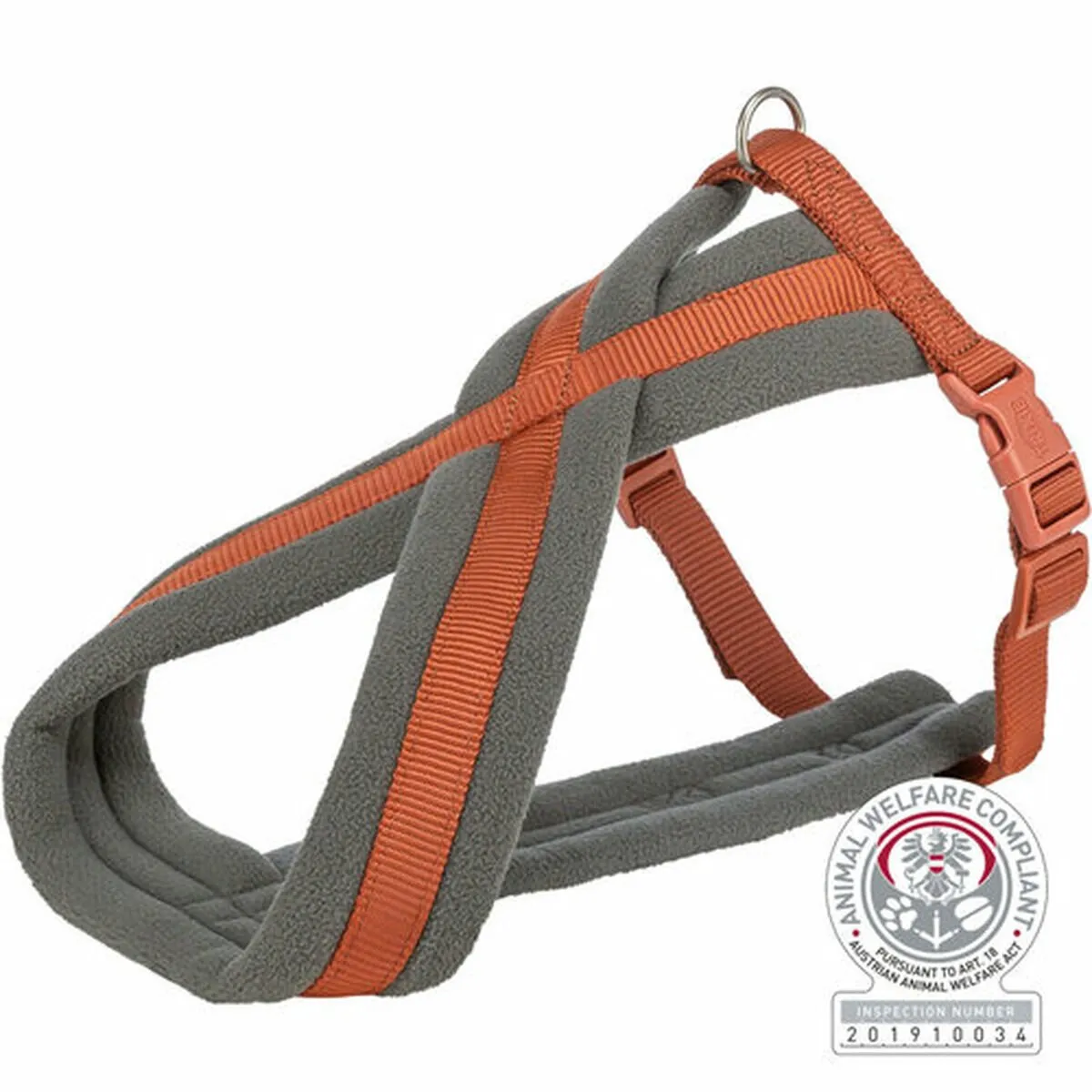 Trixie Confort Premium Hondentuigje - L/XL - Oranje - afbeelding 2 van 2
