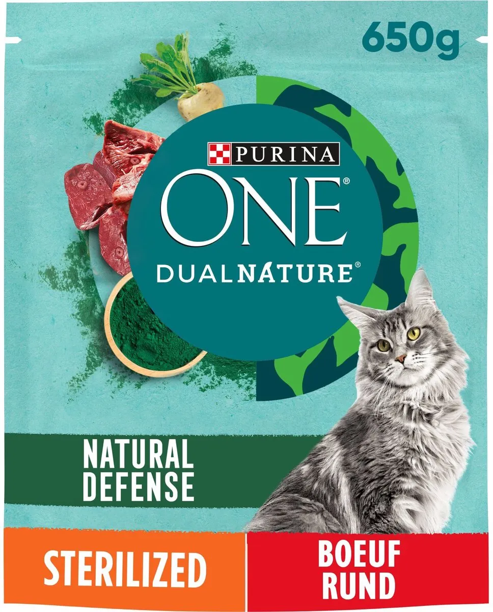 Purina ONE DualNature Gesteriliseerd 650g Rund