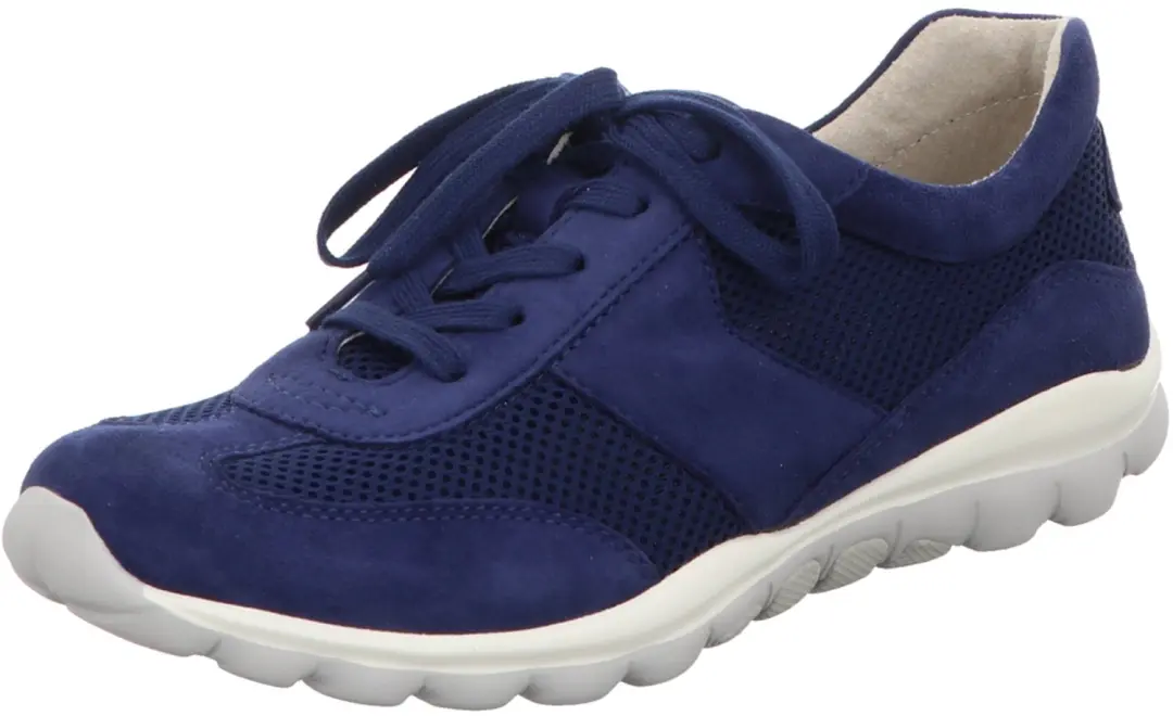 Gabor Dames Sportieve veterschoenen blauw maat 38,5