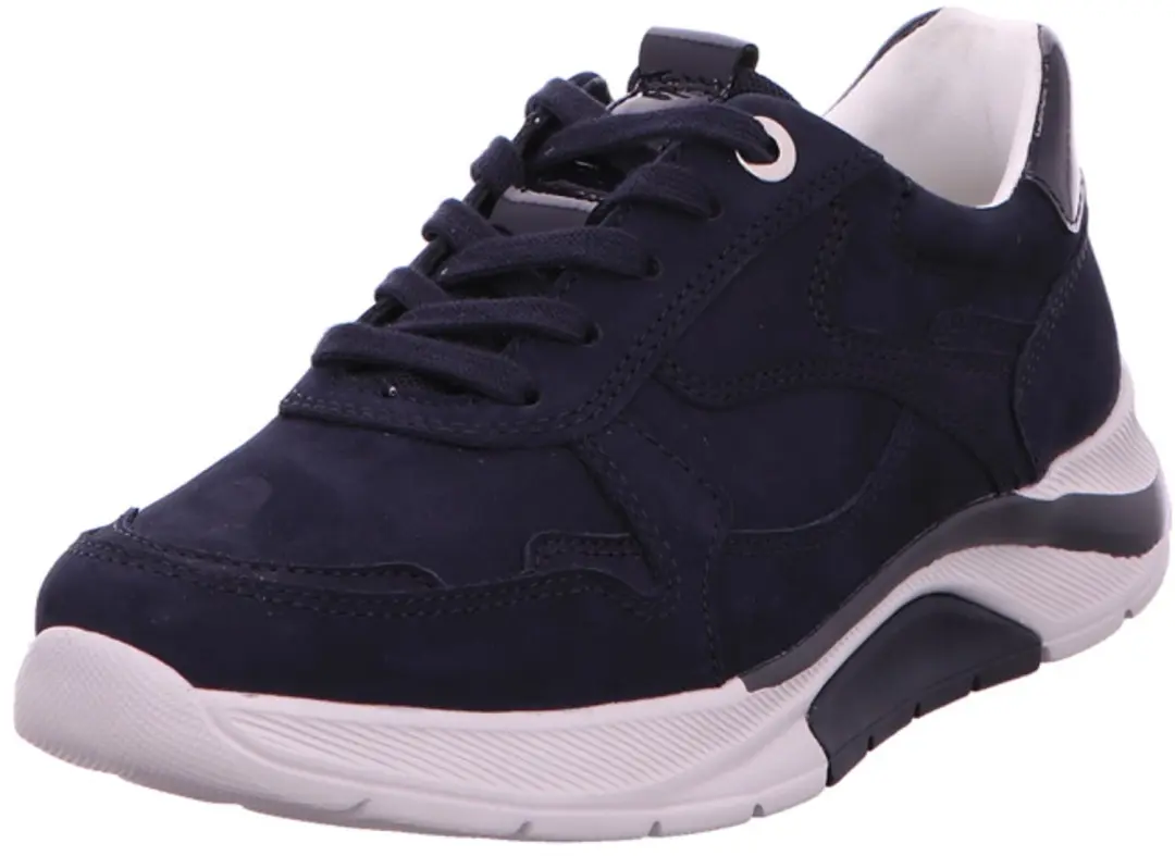 Gabor Dames Comfort veterschoenen blauw maat 40