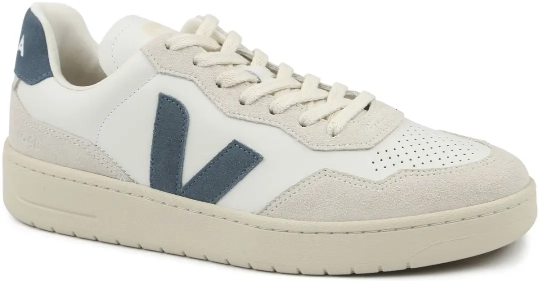 Veja Sneakers V-90 Wit/Blauw