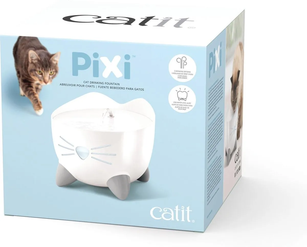 Catit Pixi Drinkfontein Katten - 2 L - Wit - Waterfontein