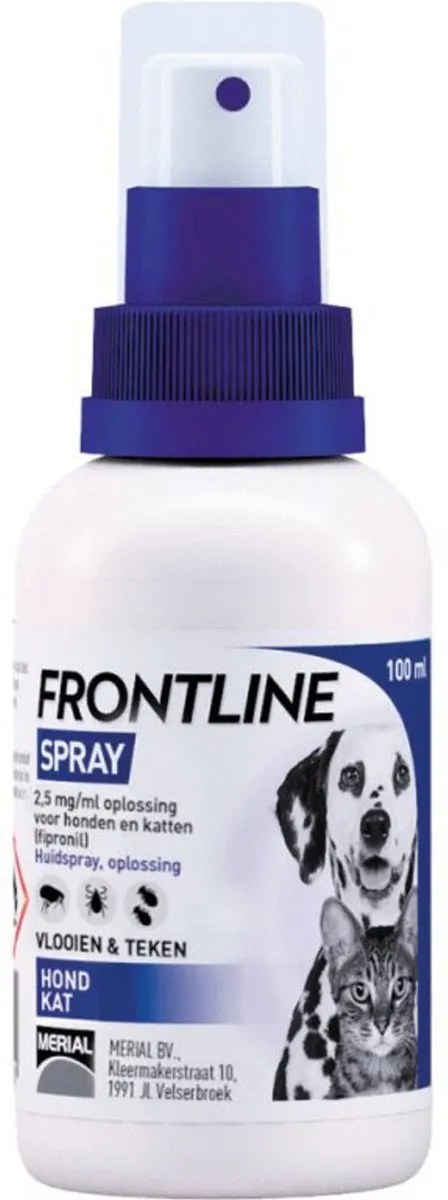 Frontline Spray Anti Vlooien en Teken 250ml
