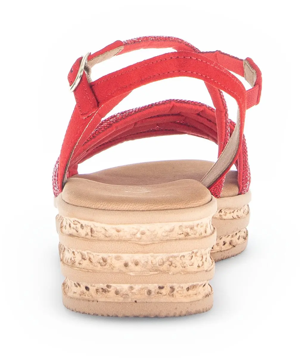 Gabor Damen Sandalette in rot