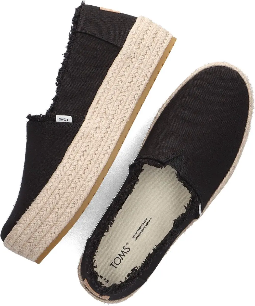 TOMS Valencia Espadrilles Dames - Zwart - afbeelding 3 van 6