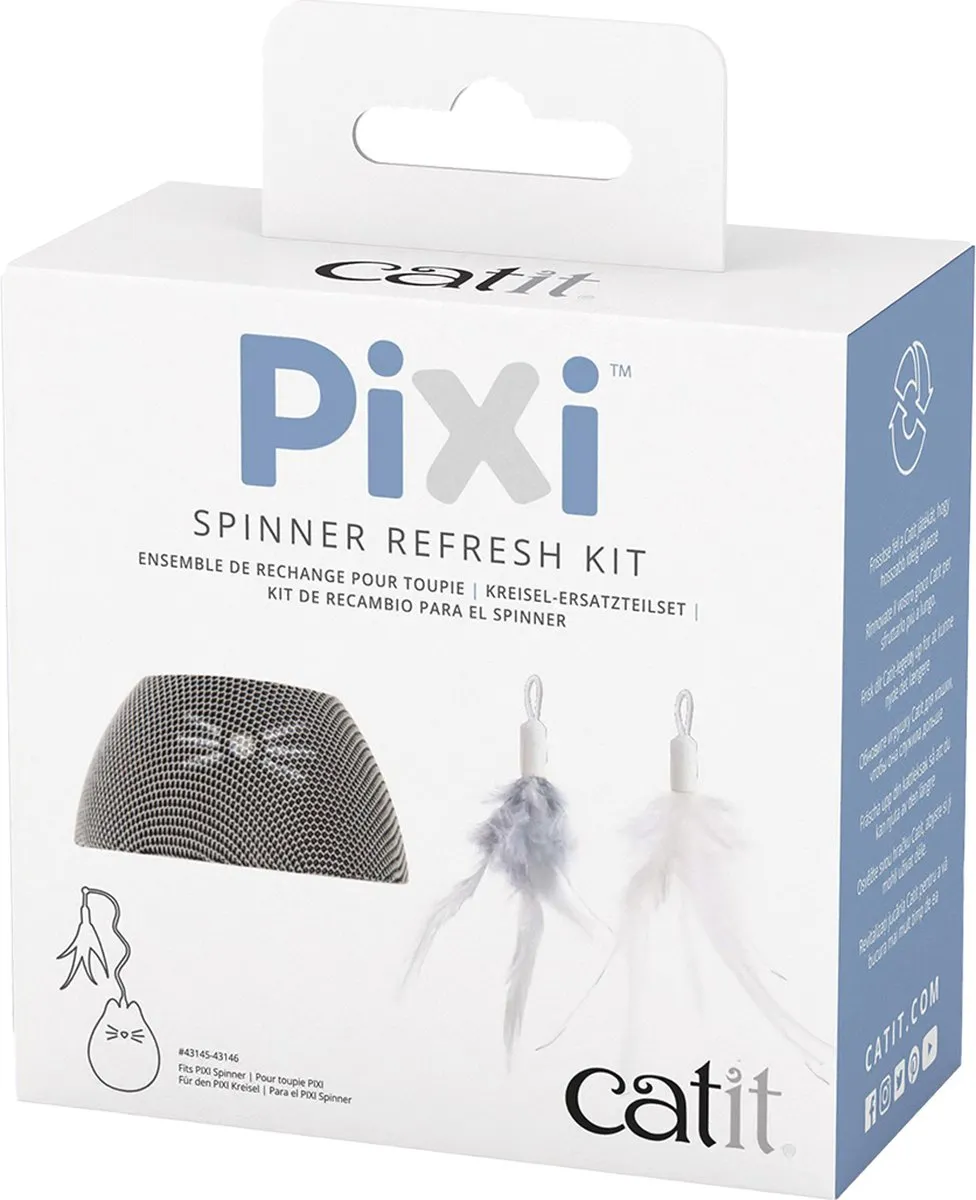 Catit Ca Pixi Spinner Refresh Kit - Speelgoed voor Kat - Gemengde Kleuren - afbeelding 6 van 6