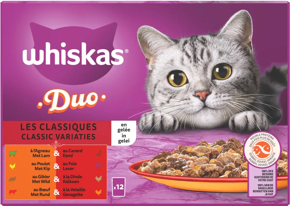 Whiskas Duo Senior Classic Multipack - 12x85g