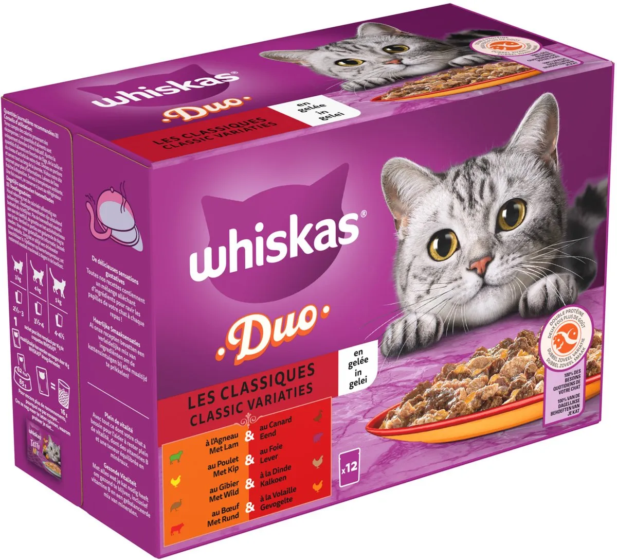 Whiskas Duo Senior Classic Multipack - 12x85g