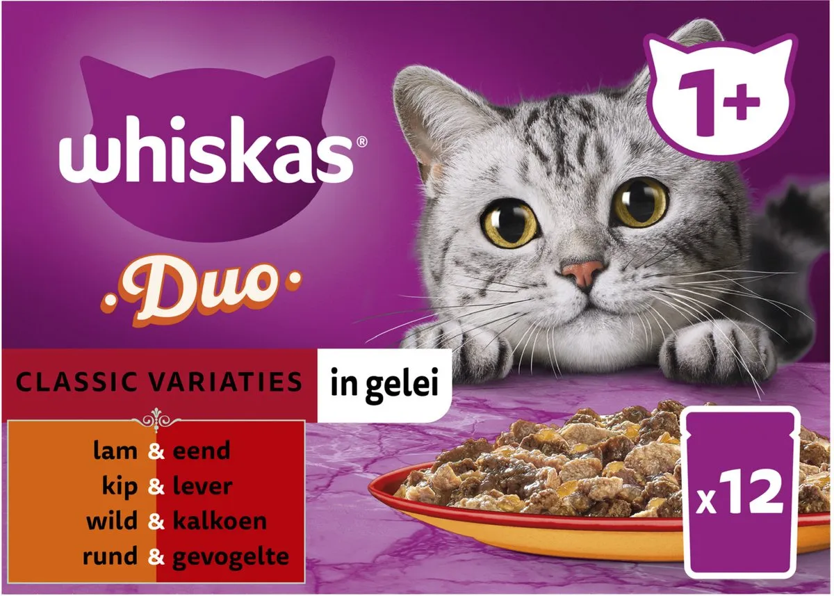 Whiskas Duo Senior Classic Multipack - 12x85g