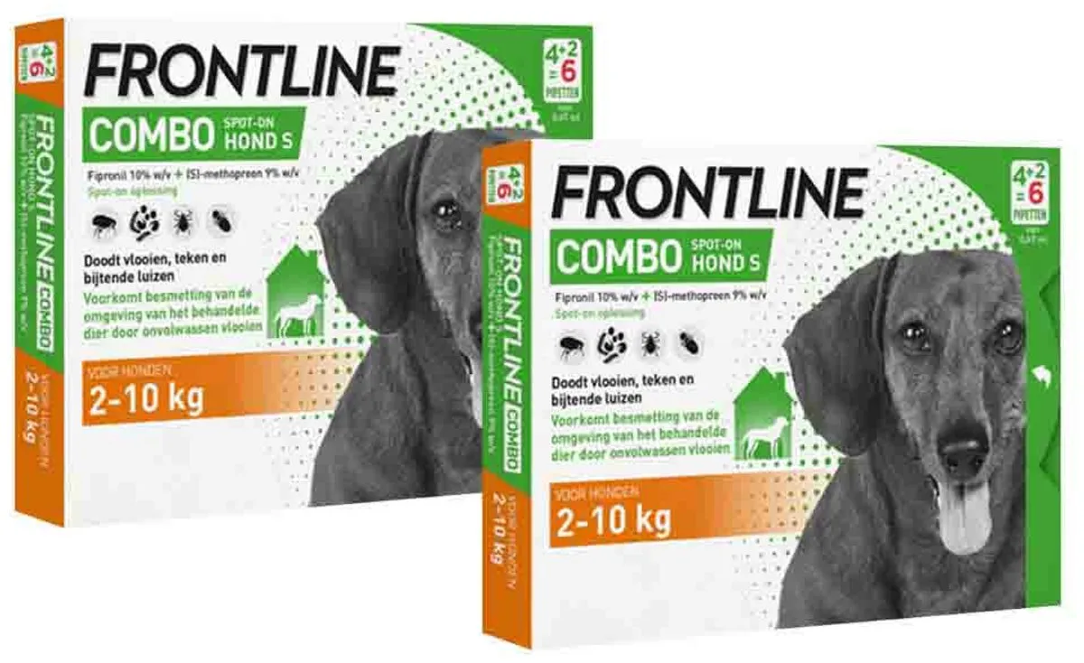 Frontline Combo Spot On Hond 2 - 10 kg - 2x6 Pipetten