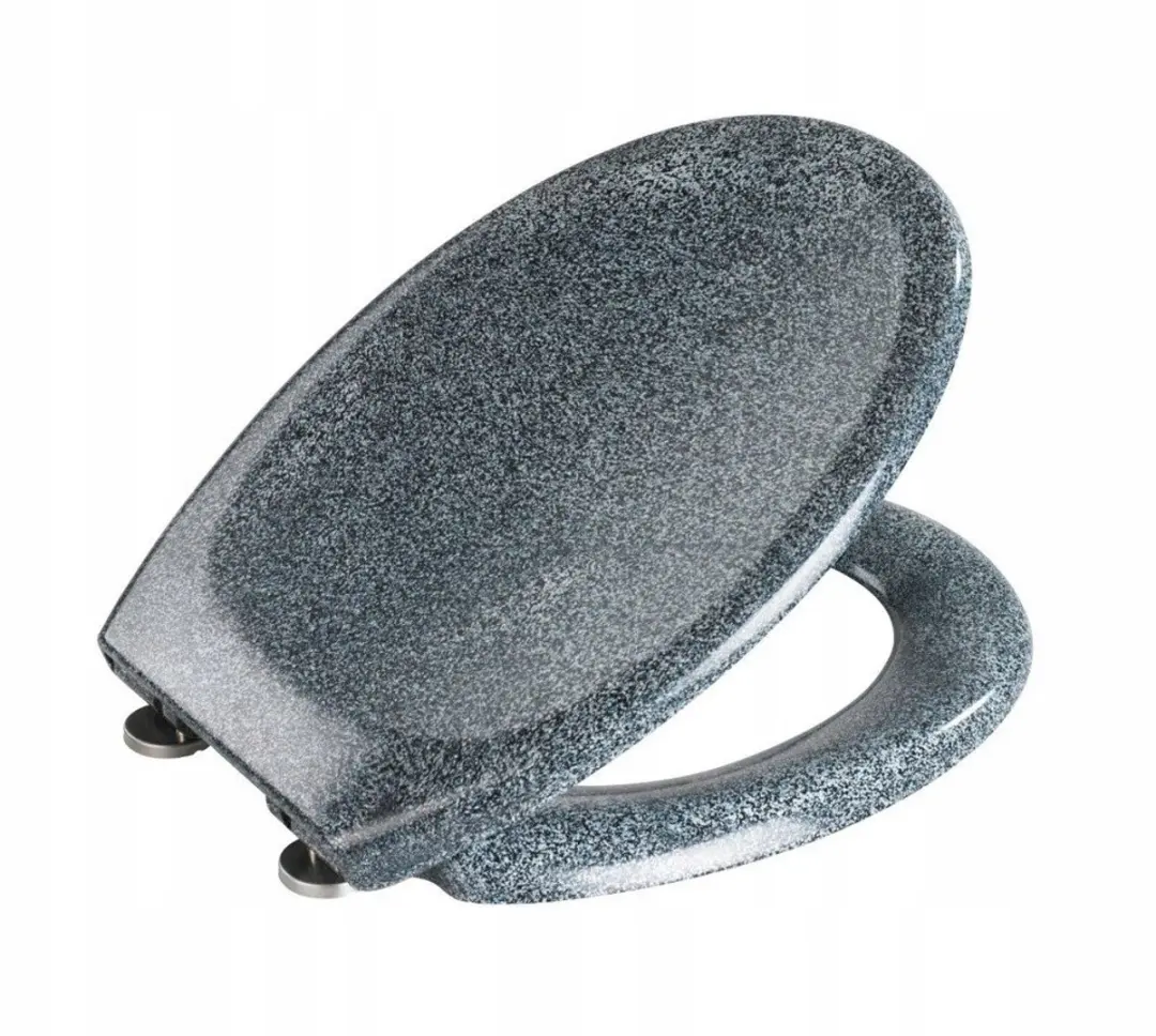 Wenko Ottana Duroplast Toiletbril - Soft Close - Grijs - afbeelding 3 van 6