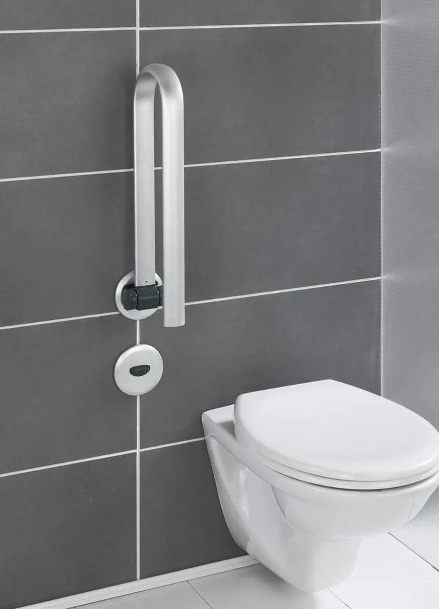 Wenko Secura Wandbeugel Recht 53cm Zilver - afbeelding 3 van 3
