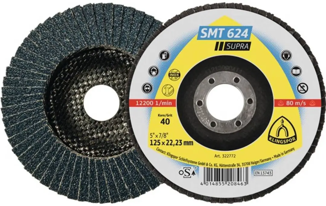 Klingspor SMT 624 Supra 322772 Lamellenschijf 125mm