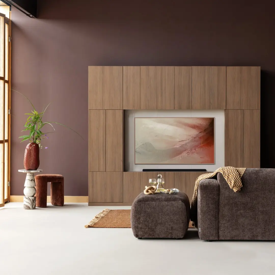 WOOOD Build Wandkast Combinatie 268 cm - Eiken Decor - Bruin - afbeelding 2 van 3