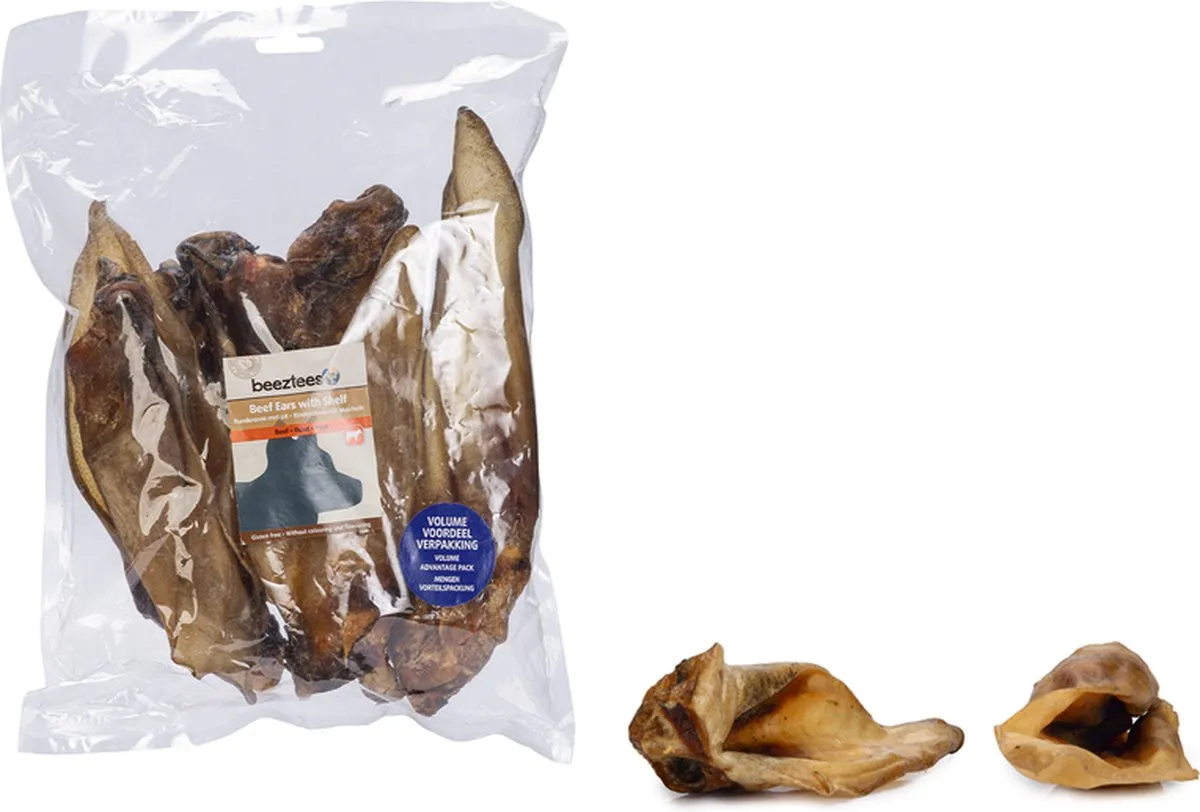 Beeztees Runderoren met pit Hondensnacks