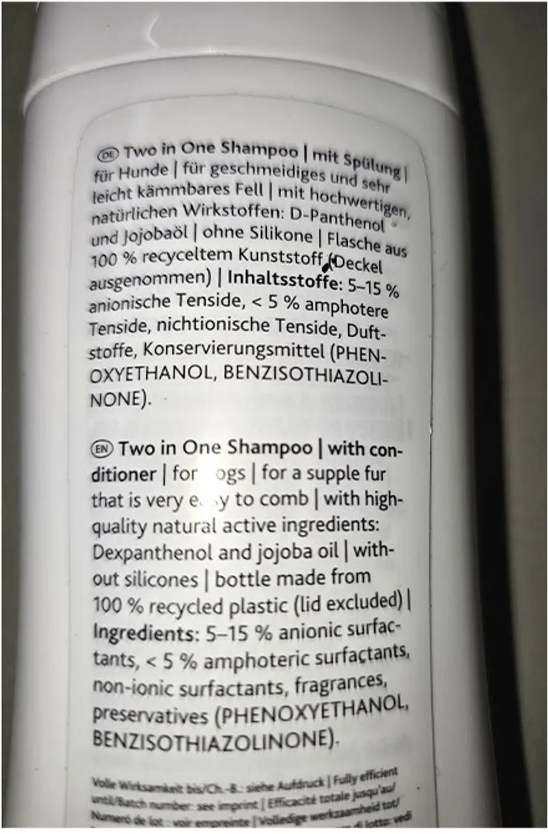 Trixie Hondenshampoo 2-in-1 met Jojoba-olie - 500ml