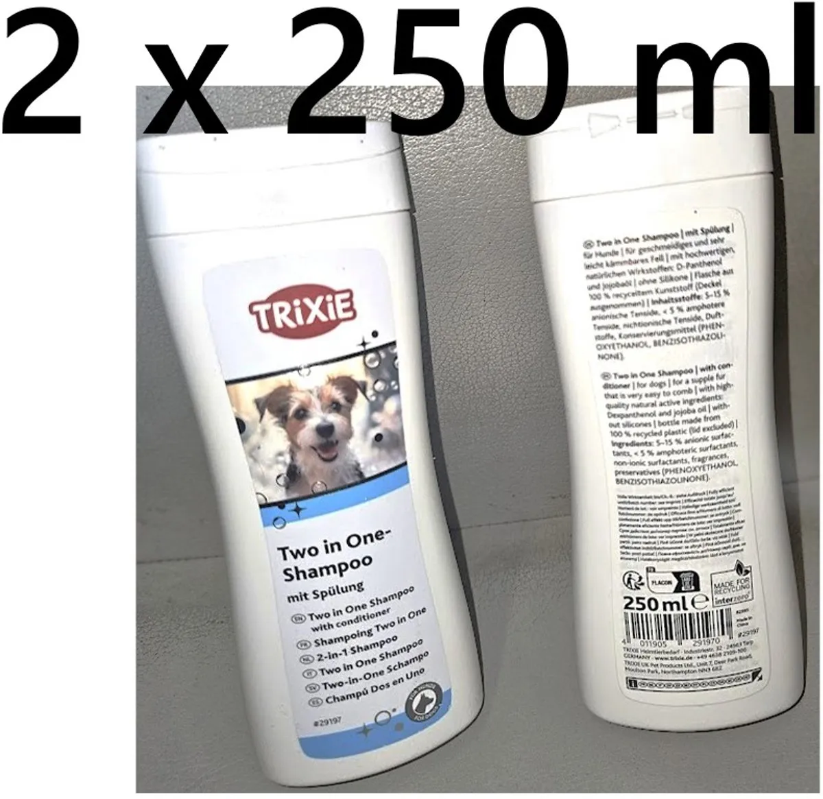 Trixie Hondenshampoo 2-in-1 met Jojoba-olie
