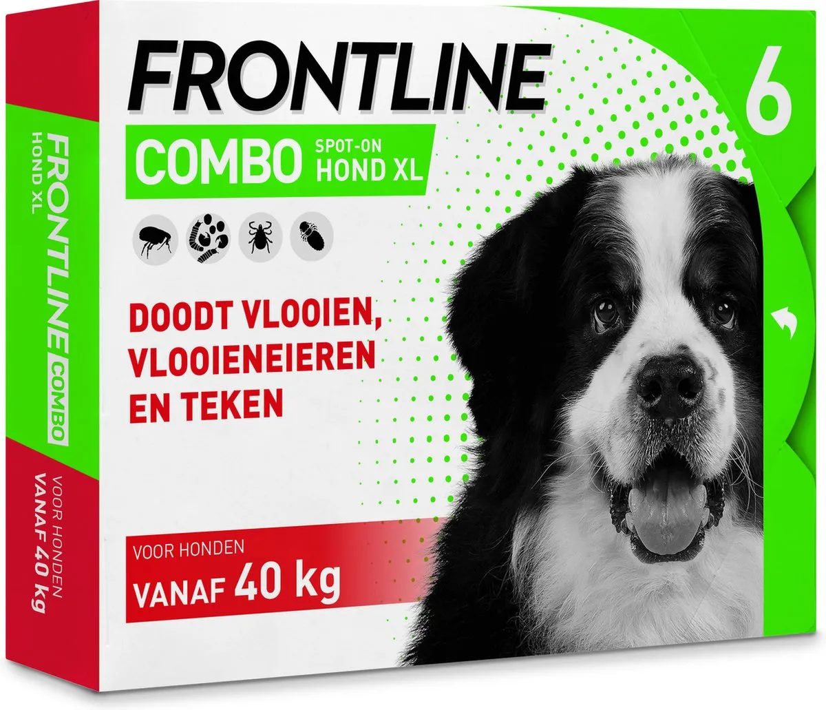 Frontline Combo Spot On XL Hond - Anti vlooien & teken 6 pip