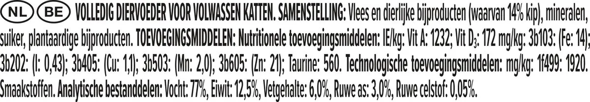 Pro Plan Adult Kat Natvoer Kip - 24x85g