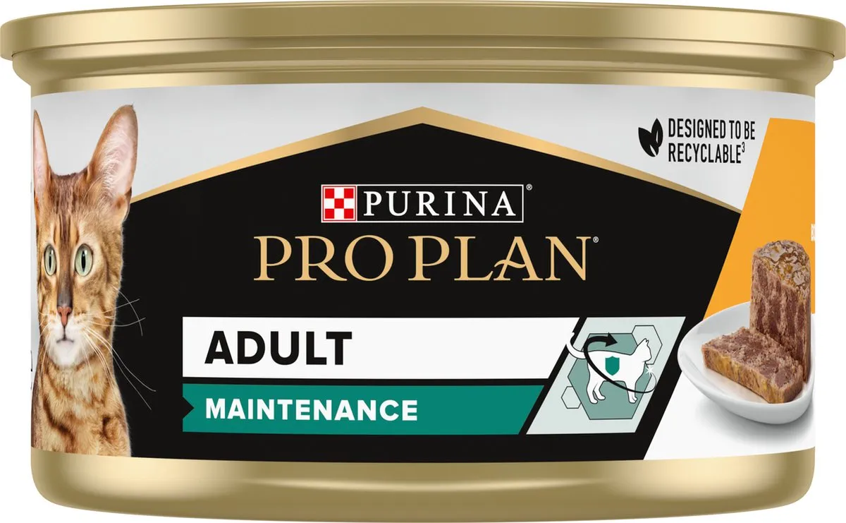 Pro Plan Adult Kat Natvoer Kip - 24x85g