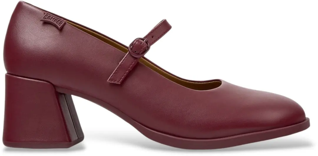 Camper Kora leren schoenen bordeauxrood