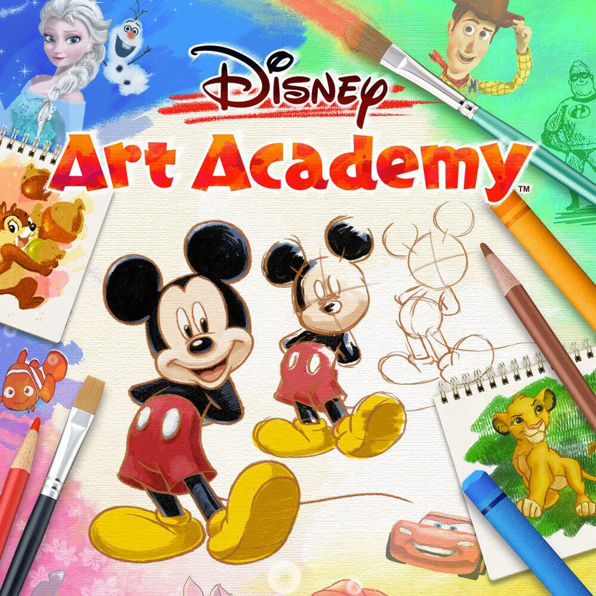Nintendo Disney Art Academy 3DS - 5 Talen