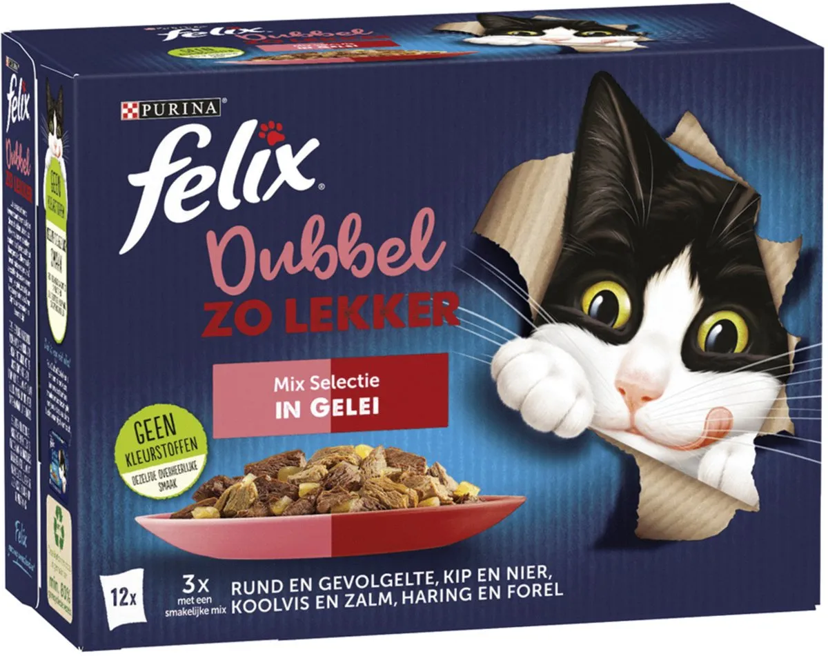 Felix Dubbel Zo Lekker Mix Selectie Gelei 12x85g