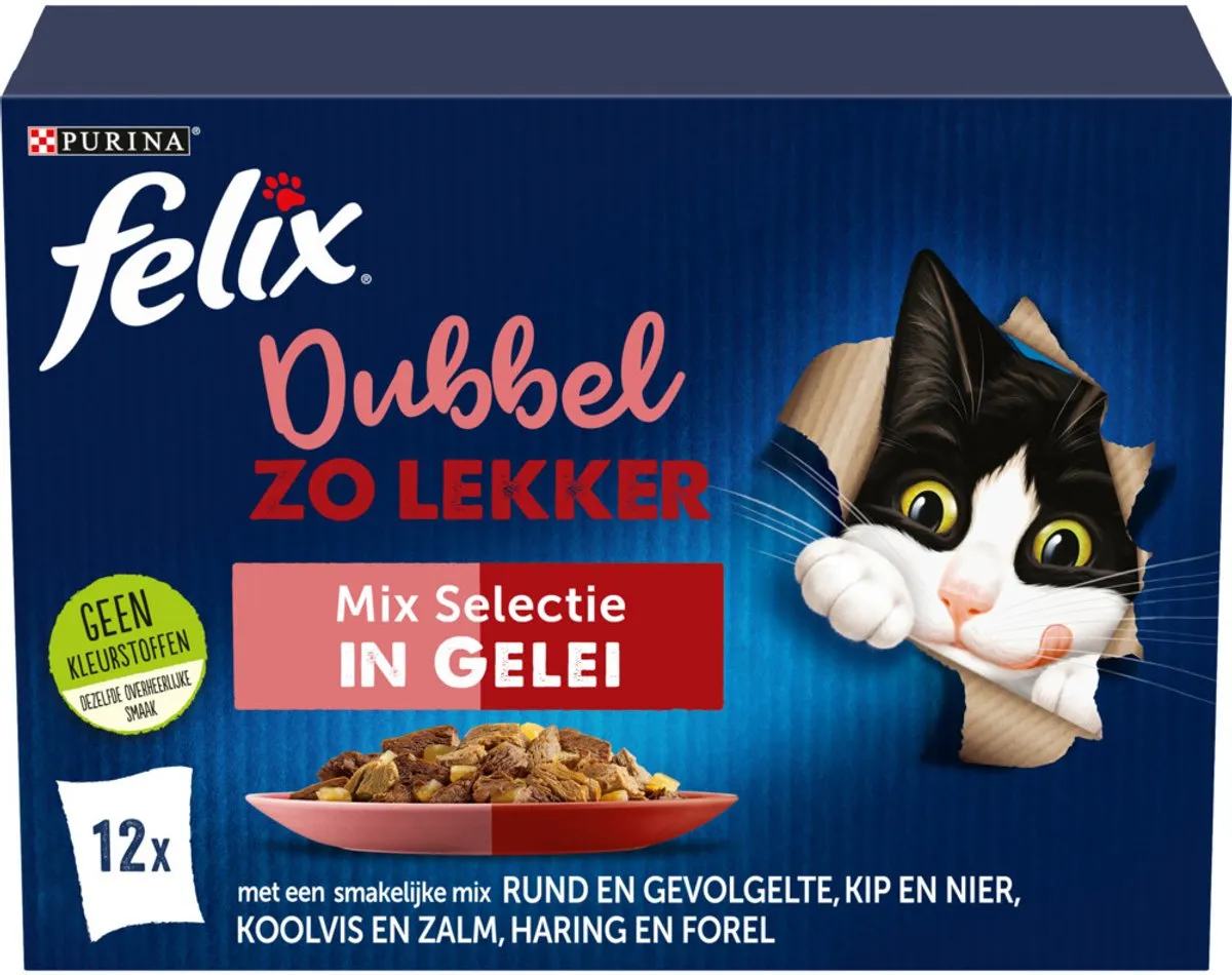 Felix Dubbel Zo Lekker Mix Selectie Gelei 12x85g