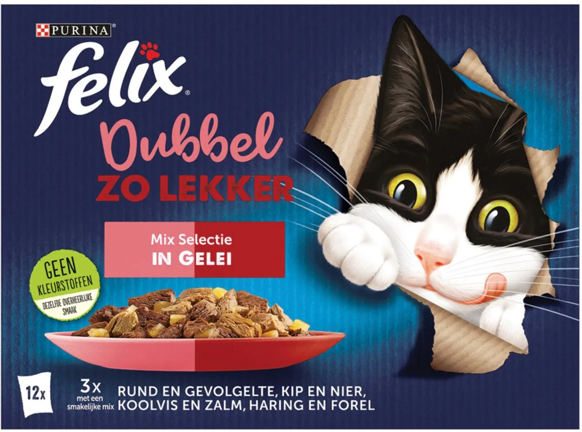 Felix Dubbel Zo Lekker Mix Selectie Gelei 12x85g