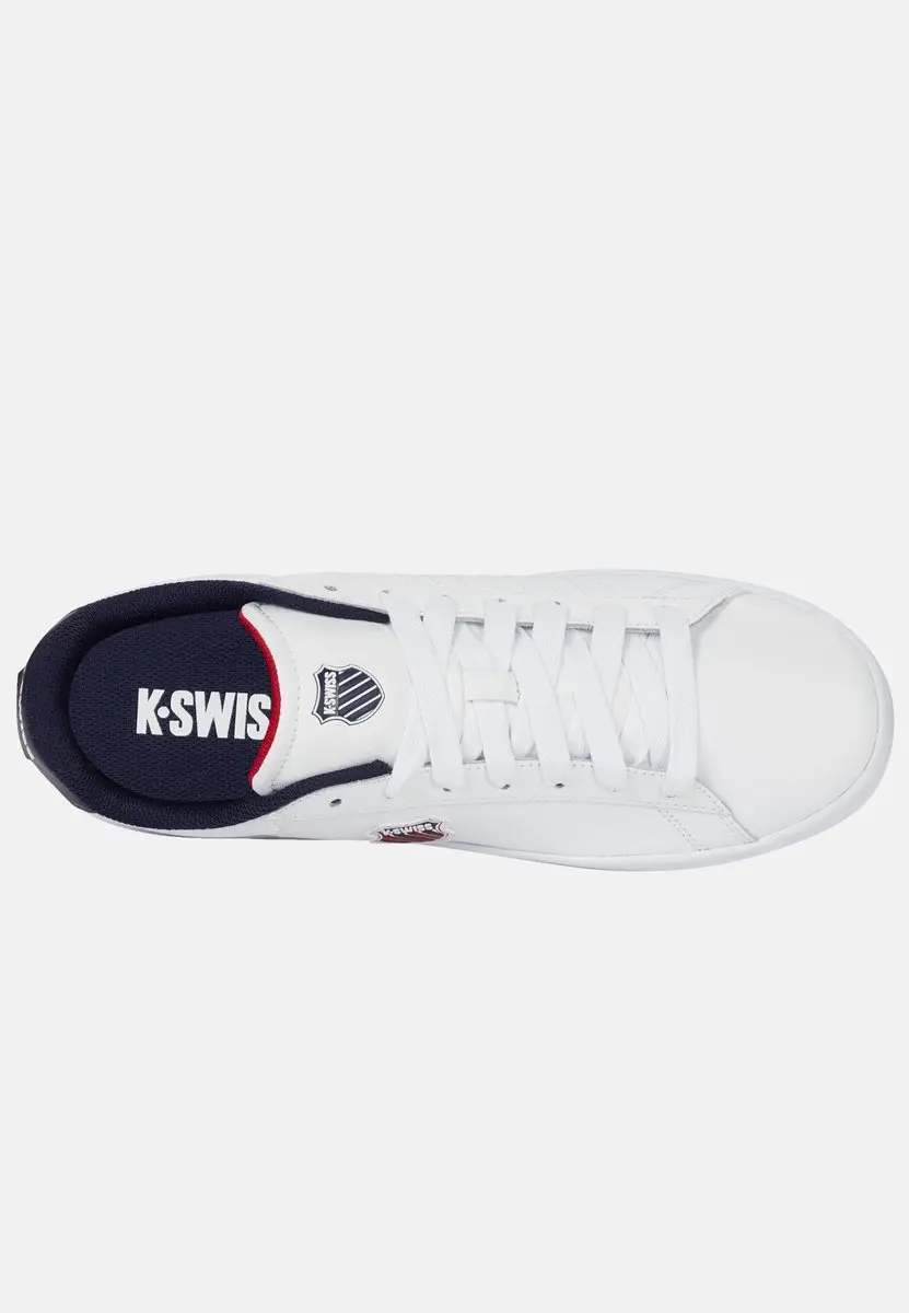 K-Swiss Court Shield II Heren Sneakers - Wit - afbeelding 6 van 6
