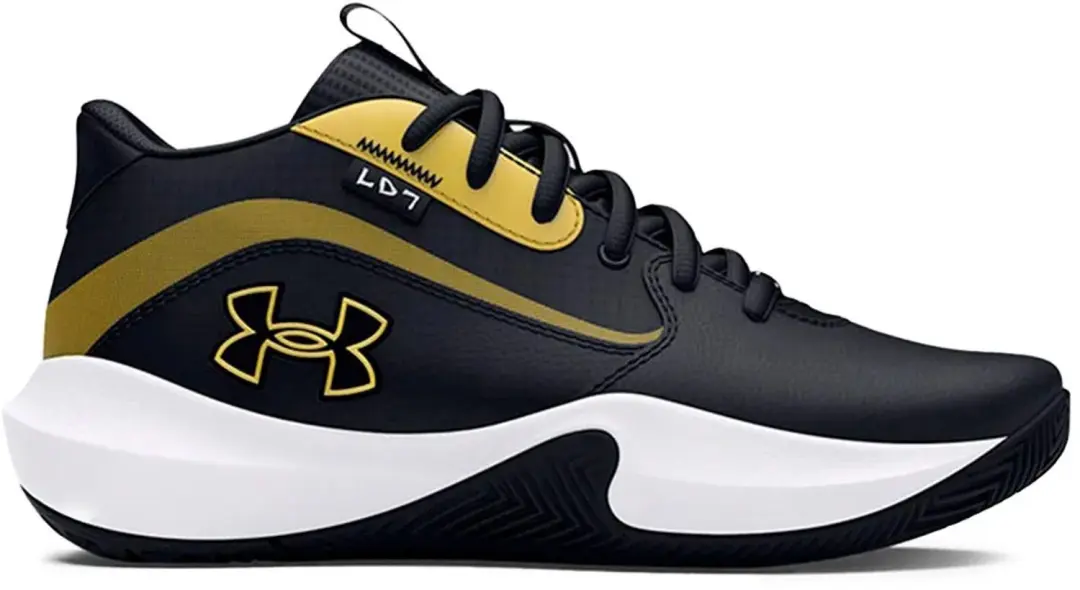 Under Armour GS Lockdown 7 Kinderbasketbalschoenen - Zwart - afbeelding 5 van 5