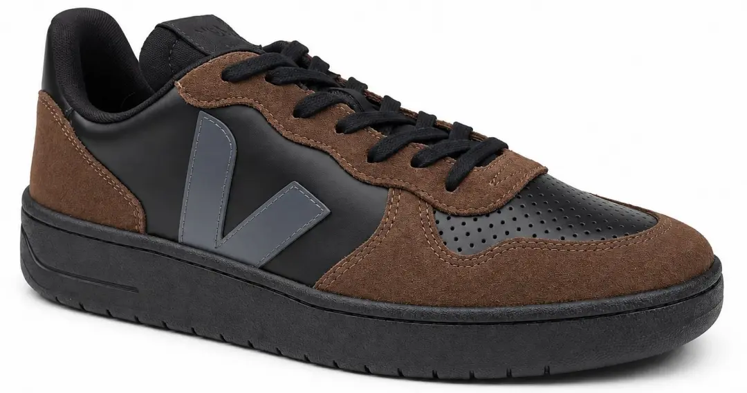 Veja Sneakers V-10 Bruin Zwart