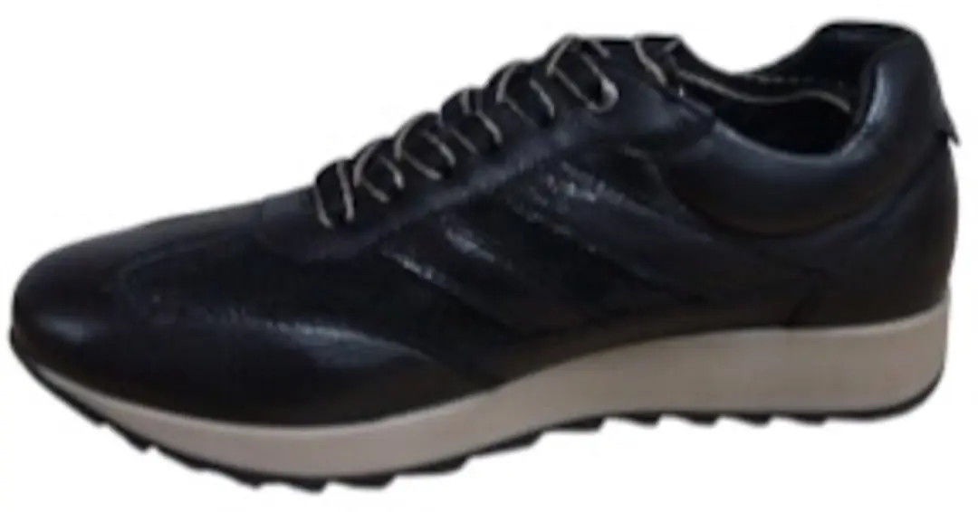 Helioform Sneakers - Suede Veter Rits 6441 5 - Zwart - afbeelding 2 van 6