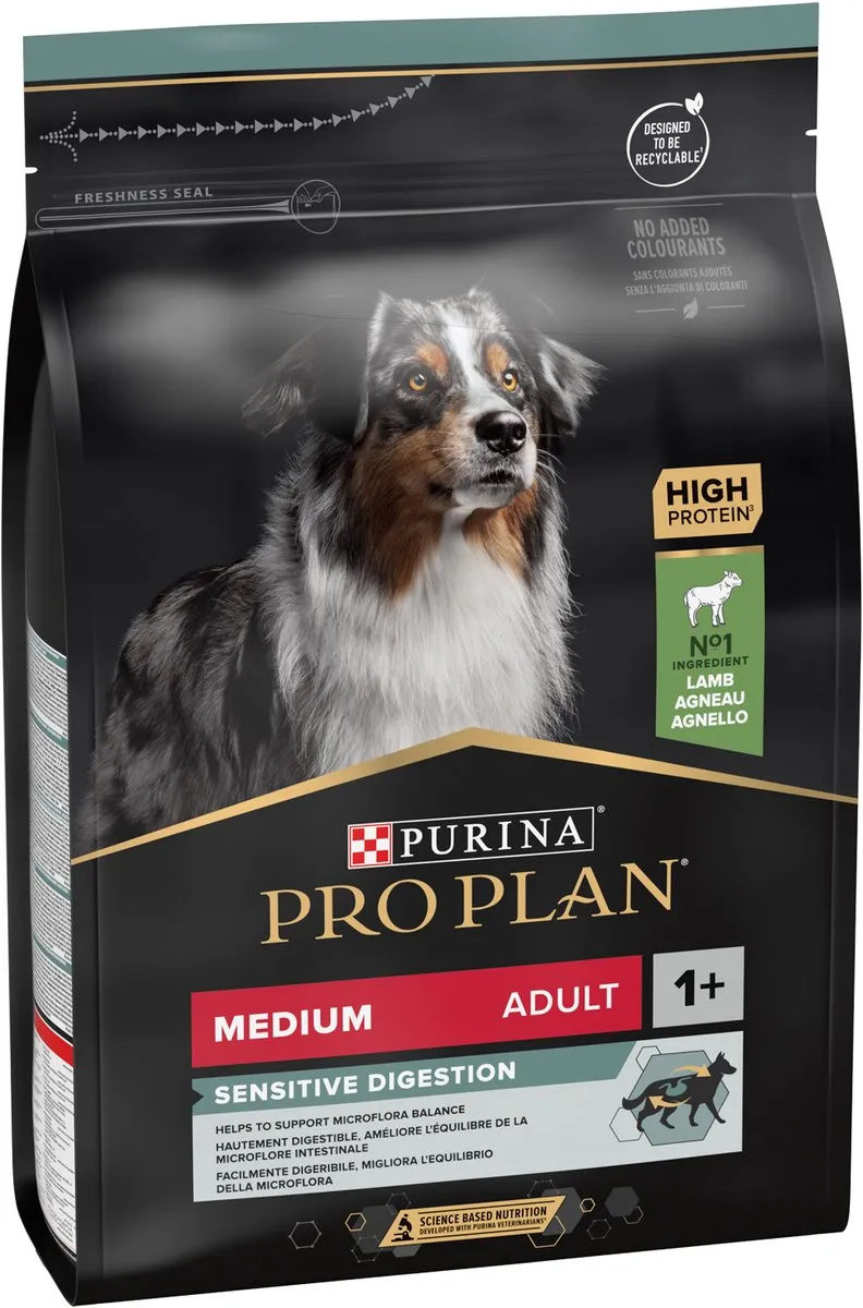 Pro Plan Dog Medium Adult Lam - 2x3kg