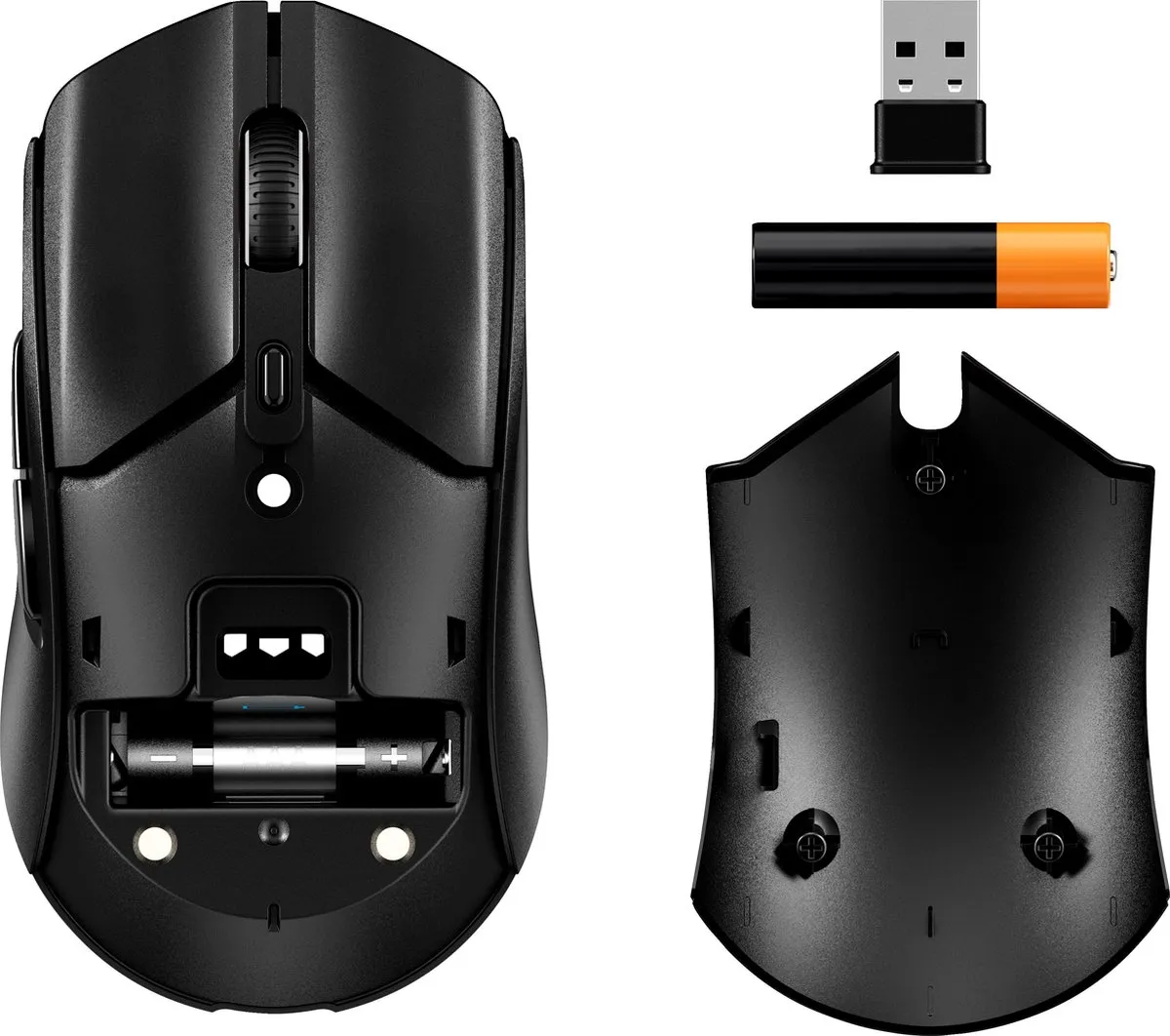 HP HyperX Pulsefire Haste 2 Core Wls Gaming Muis - Zwart