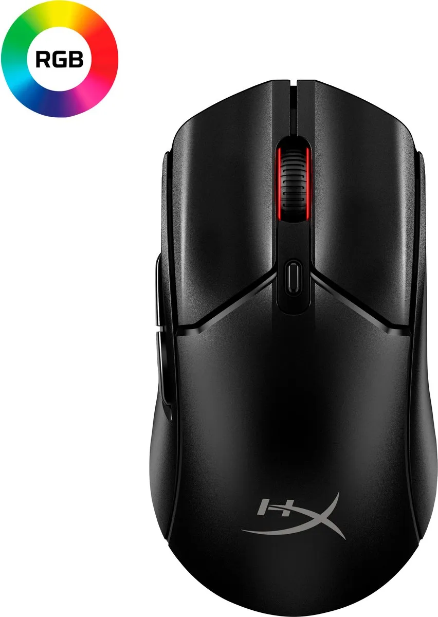 HP HyperX Pulsefire Haste 2 Core Wls Gaming Muis - Zwart
