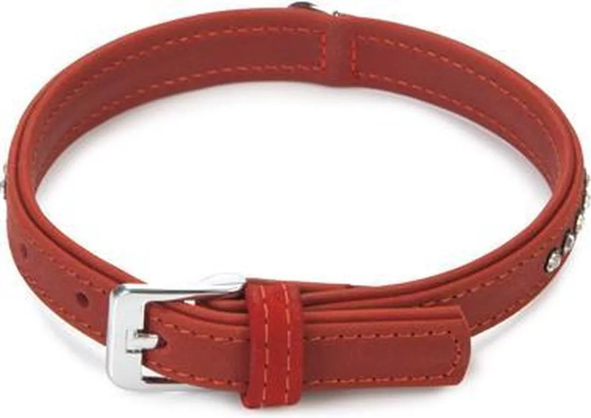 Beeztees Buffalo Strass Hondenhalsband