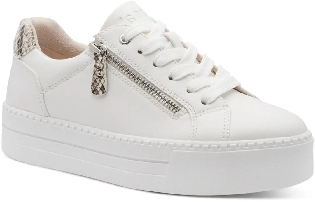 Jana Dames Sneaker 8-23767-43 100 H-breedte Maat: 41 EU
