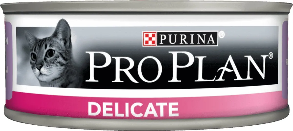 Pro Plan Cat Blik Delicate Kalkoen/Rijst - 24 Stuks