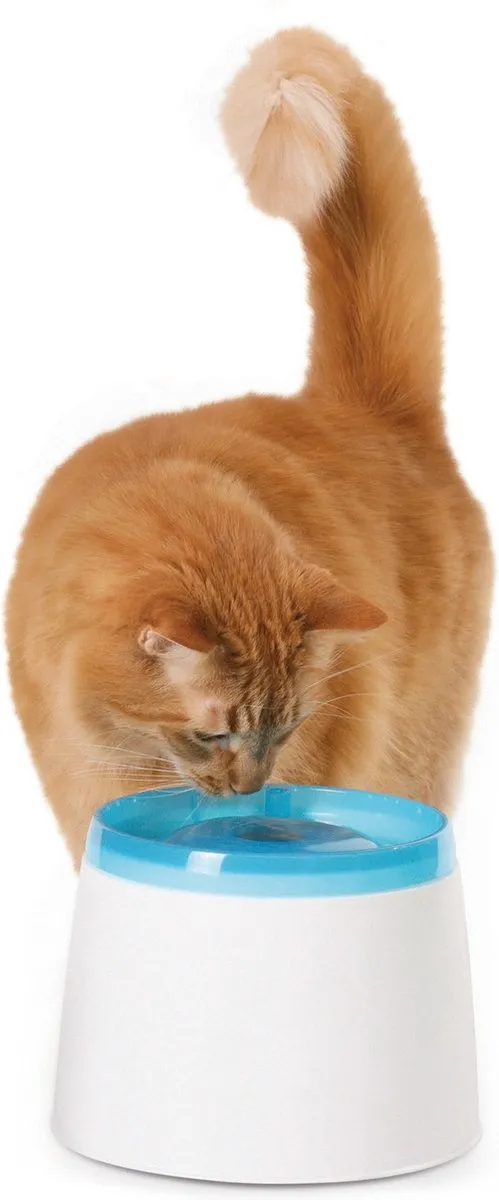 Catit Fresh & Clear Drinkfontein Kat - 2L - Blauw/Wit - afbeelding 3 van 6