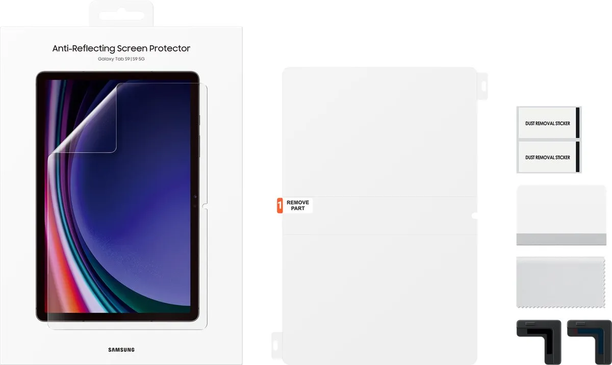 Samsung Galaxy Tab S9/S10 FE/S10 Lite Anti-Reflect Screenprotector - 2 Stuks - EF-UX710CTEGWW