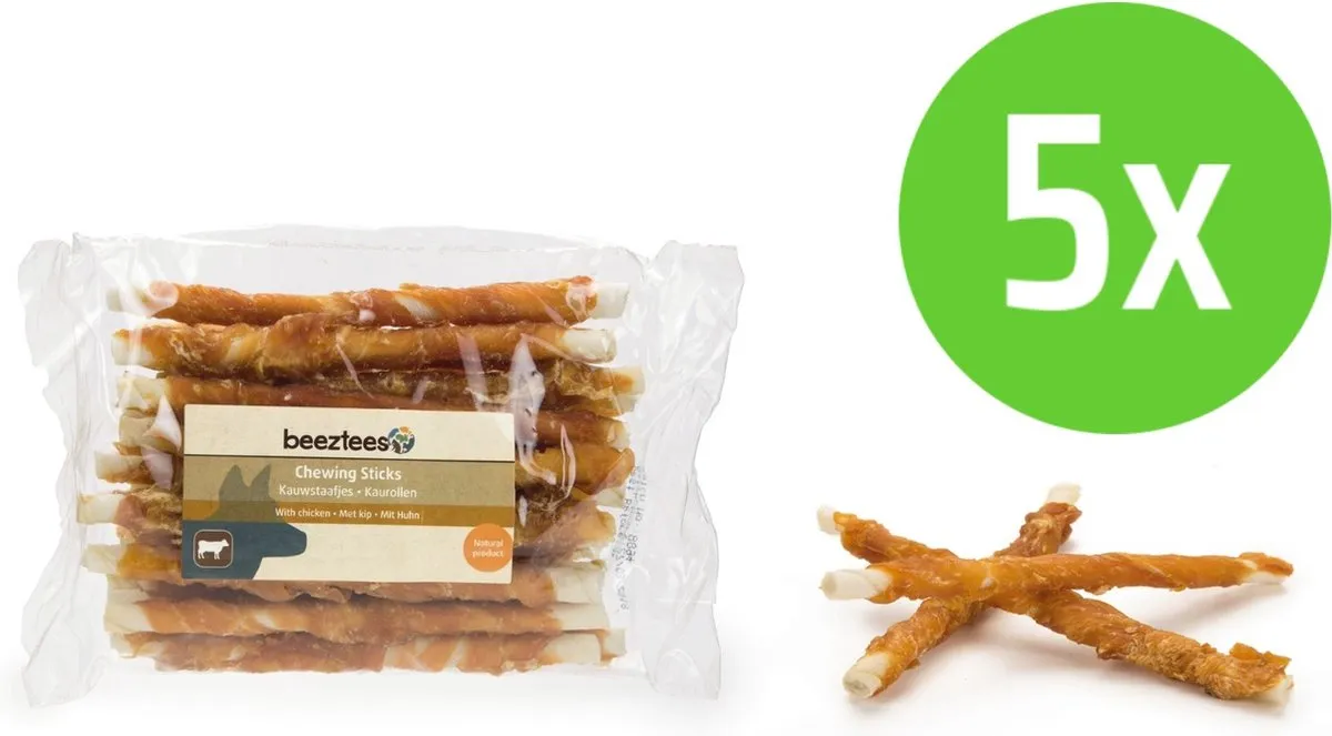Beeztees Culinair Kauwstaafjes Kip