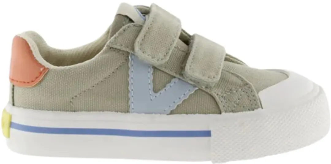 Victoria Tribu Tiras Lona Babytrainers - Groen - Maat 25 - afbeelding 3 van 5