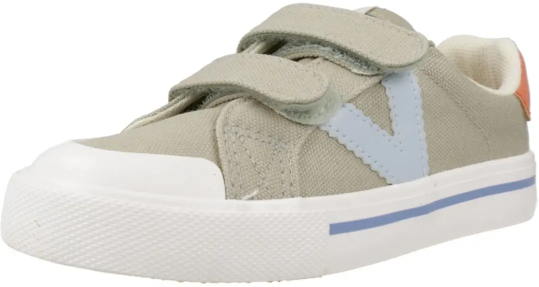 Victoria Tribu Tiras Lona Babytrainers - Groen - Maat 25 - afbeelding 4 van 5