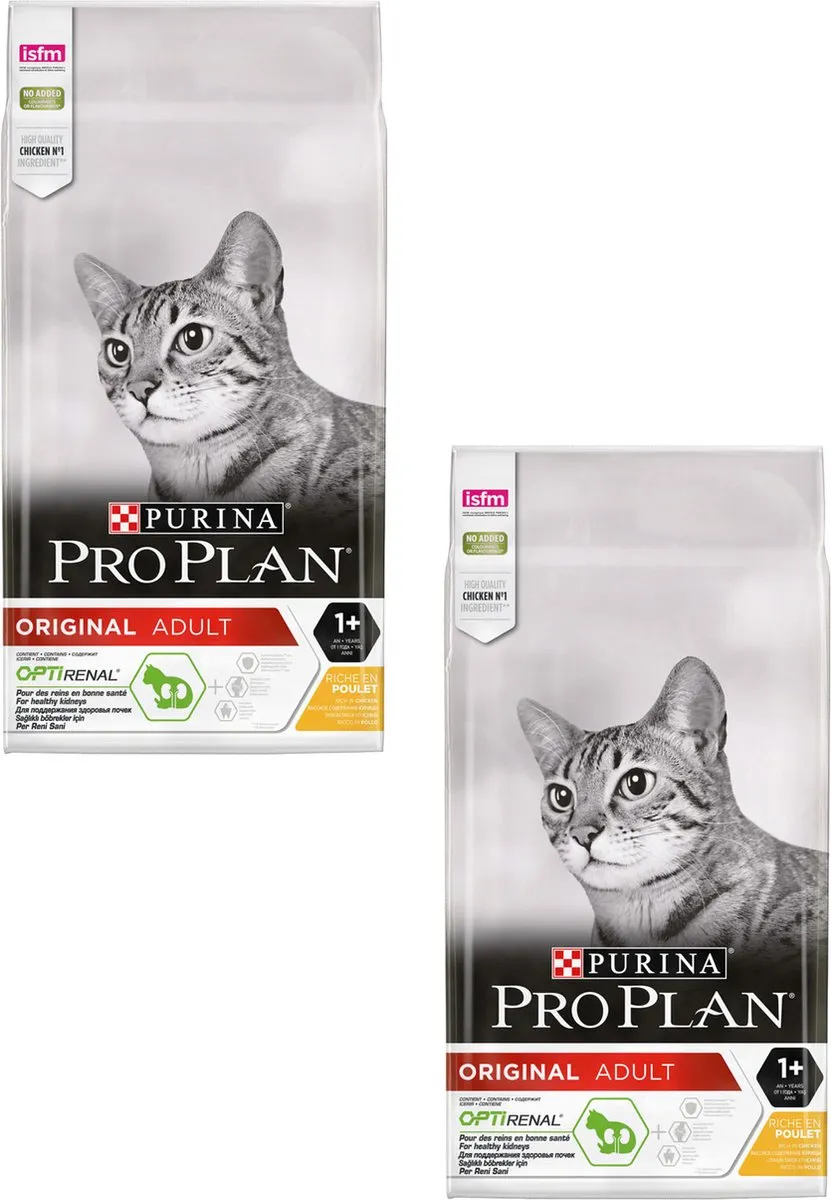 Pro Plan Cat Original Adult Kip - 2x10kg