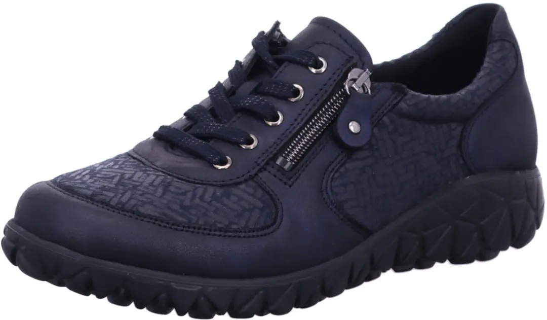 Waldläufer K-Ramona Dames Veterschoenen - Blauw - 38,5 - afbeelding 5 van 6