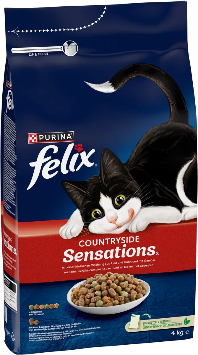 Felix Droogvoer Countryside Sensations Kat - 1 kg